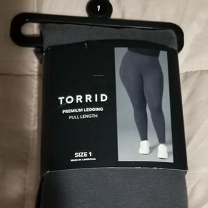 Torrid size 1 gray leggings